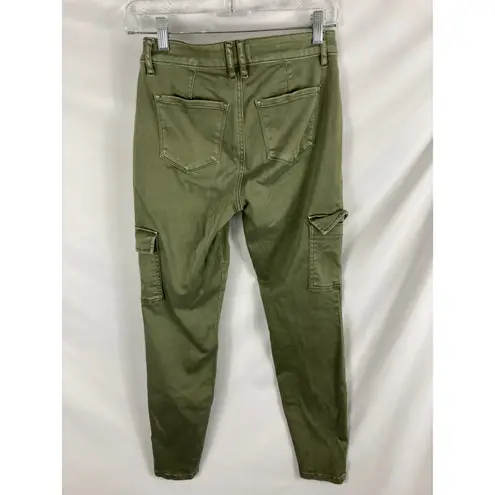 Evereve Green Cargo Jean Pant Size 25
