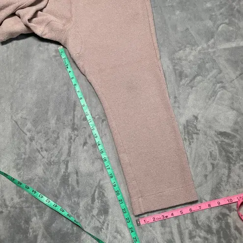 Varley Sweatpants Womens Medium Pink Terry Cloth Athleisure Cozy Casual Lounge