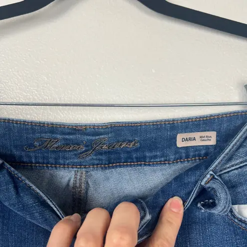 Mavi Women's Daria Mid Rise Gaucho Sz 32 Blue