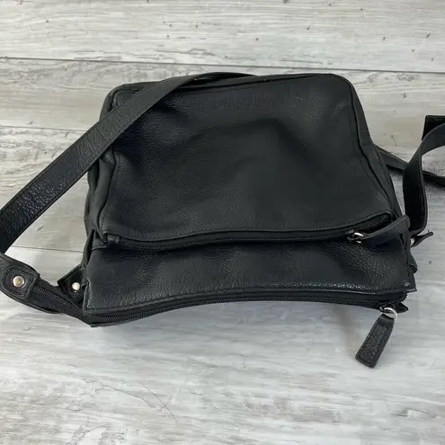 wilson's leather  Pelle Studio Black Small Crossbody Bag