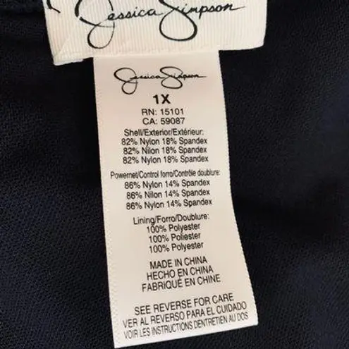 Jessica Simpson Solid Black Side Shirred High Waisted Bikini Bottom - Image 10