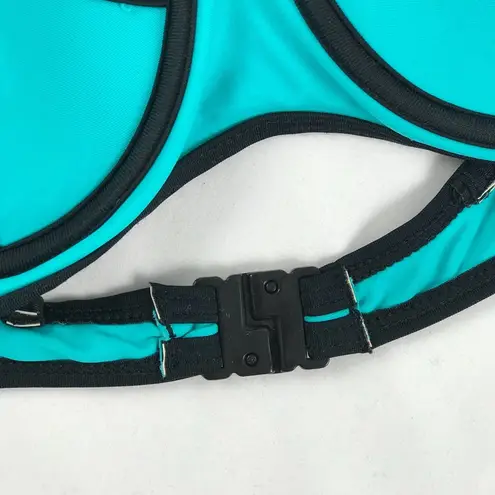 27 S Turq Tube Swimsuit Top