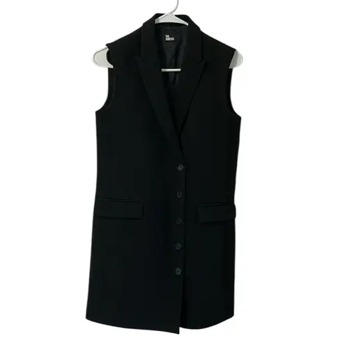 The Kooples Black Mini Sleeveless Blazer Dress(Size Small)