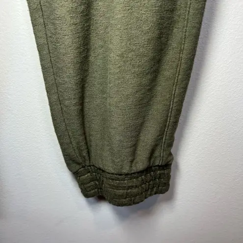 Anthropologie Saturday Sunday Women's Billie Textured Jogger Pants Olive Large Green