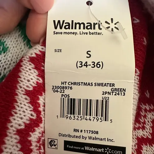 Peanuts Snoopy Christmas Ugly Sweater S Green Red Holiday Festive Knit Pullover