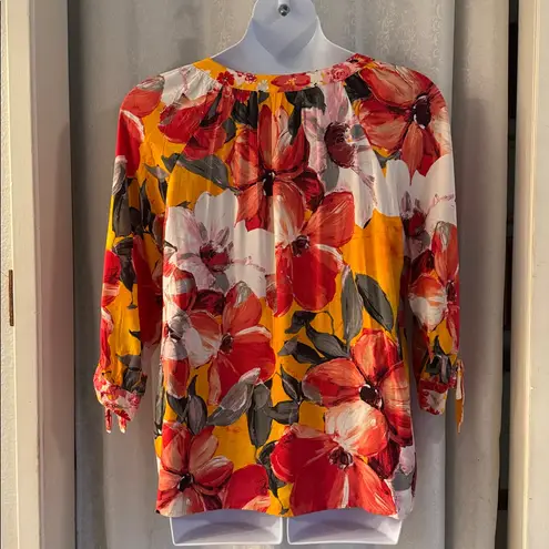 FIG and FLOWER FLORAL PLUS Women's Top