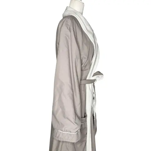 Jennifer Adams Home Luxury Bath Robe Medium Cozy Plush Warm House Robe Gray