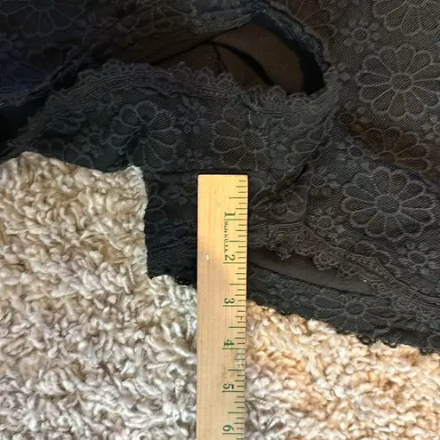 Alice Moon High Waisted Black Lace Shorts Size Large