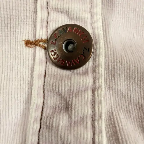 VTG Y2K Pink Corduroy Trucker Jean Jacket Boho Barbie Retro Festival Sz Large L