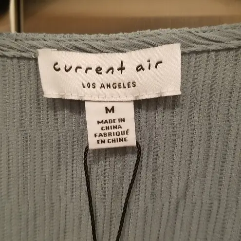 Current Air ๐๐ Pleated Smocked Waist Midi Dress Medium M NWT