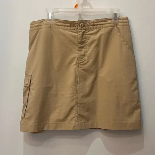 Patagonia  Worn Wear Women's Inter-Continental Hideaway Skirt skort khaki size 8