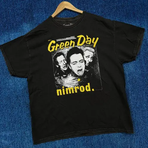 Green Day Nimrod Punk Rock Band T-Shirt Size Large