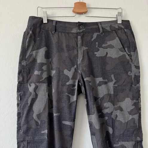 prAna Granite Gray Camo Sky Canyon Jogger Pants Size 10