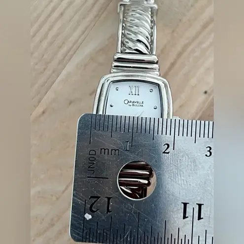 Caravelle by Bulova Ladies Watch White Dial Stainless Steel Bracelet