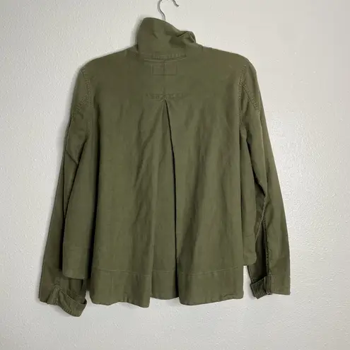 The Great THE The Swingy Army Canvas Jacket Green Japanese Twill Size 1