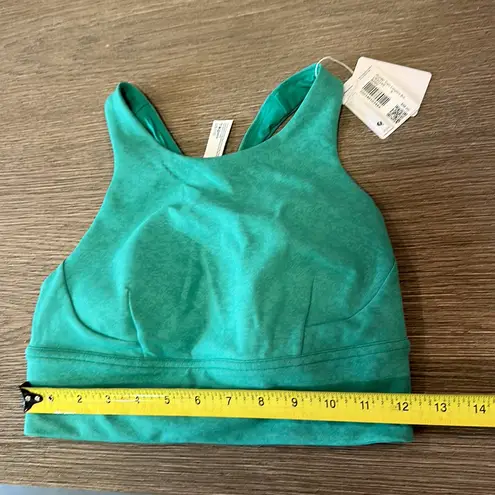Lululemon  Wunder Train Longline Bra size 6, C/D Cup blaze Maldives green - Image 6