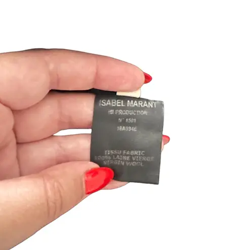 ETOILE ISABEL MARANT Oria Cinched Mini Dress Black Sz 40/10