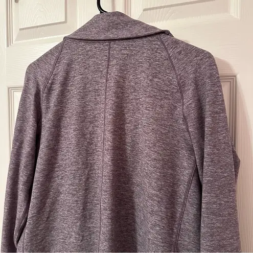 Lululemon 17.  Rulu Rally Wrap Heathered Graphite Purple SZ 6/PTP:20”/LENGTH:26”