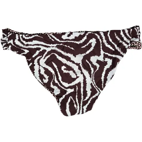 La Blanca Fierce Lines Reversible Side Shirred Hipster Bottom 16 NWT - Image 2