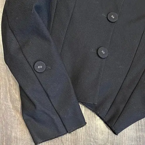 Proenza Schouler runway single created crop jacket black