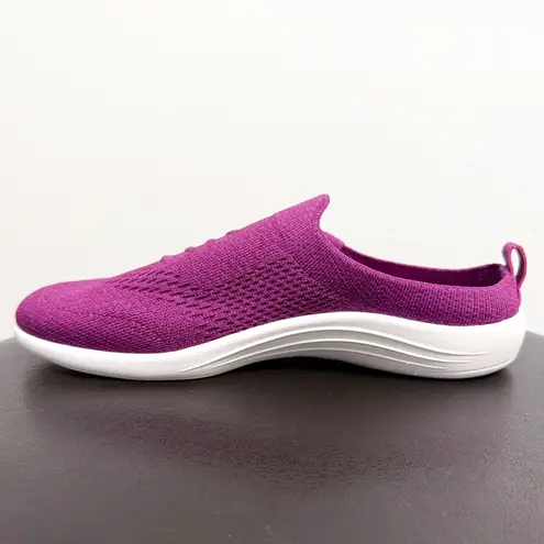 Revitalign Deep Orchid Purple Stella Knit Fabric Slide Slip On Mules Shoes 9.5 B