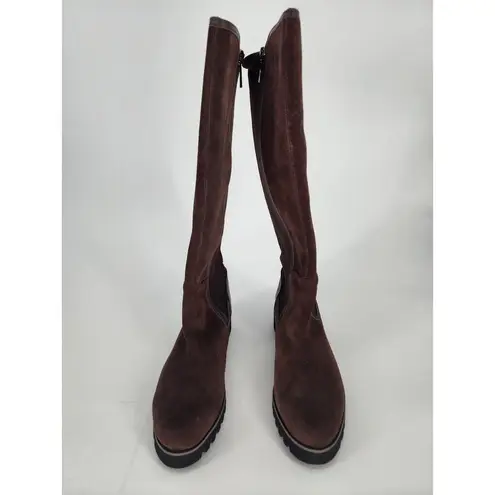 Donald Pliner Erwincs Leather Knee High Brown Boots Size 5.5
