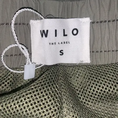 Wilo The Label Pants Women small Anthropologie Wind Pants Jogger Nylon