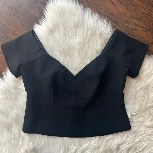 Cinq à Sept Birch Off-the-Shoulder Cropped Top