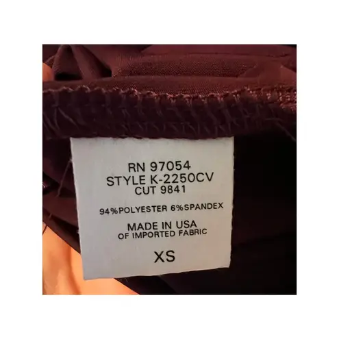 Krisa Wrap Long Sleeve Ruched Waist Mini Dress NWT Size XS