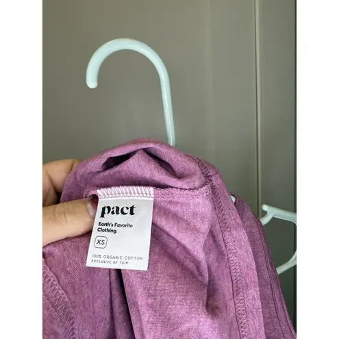Pact Women’s Organic Cotton Athleisure Lightweight Crewneck Tank Top Purple XS