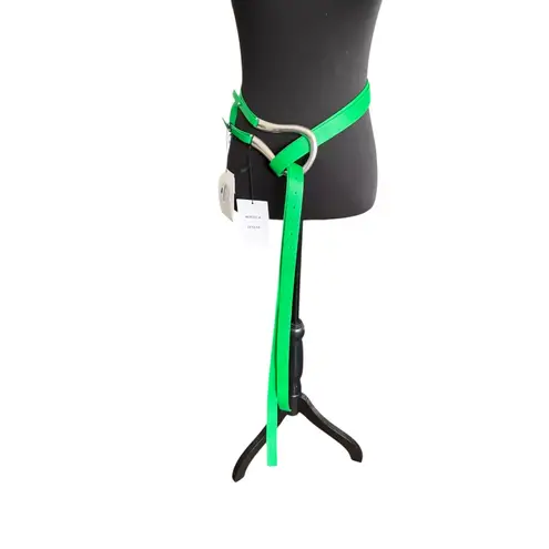 Bottega Veneta NWT Leather Double Strap Belt With Horseshoe Buckle Size L