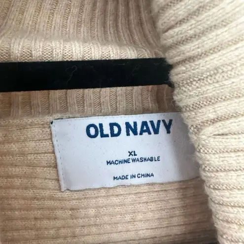 Old Navy  Women’s Extra Large Tan Turtleneck Sweater