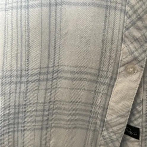 Rails Super Soft Plaid Chest Pocket Long Sleeve Button Down Top