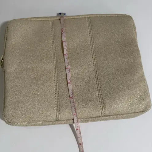 Bvlgari Parfums Cosmetic Gold Beauty Make Up Pouch Bag Travel New