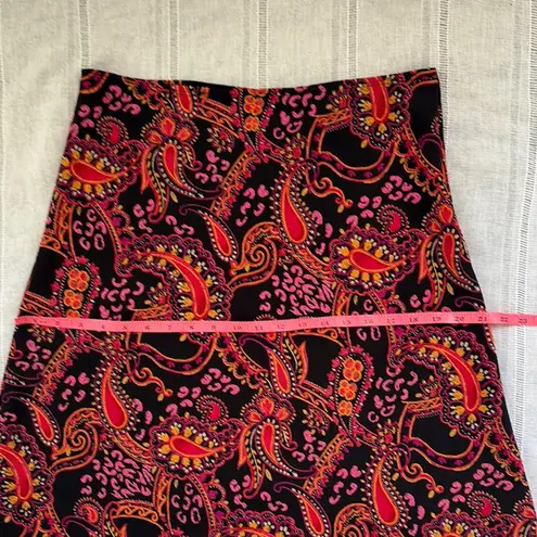 C’est Basic Y2k Midi Skirt in Paisley Print Pink Size M