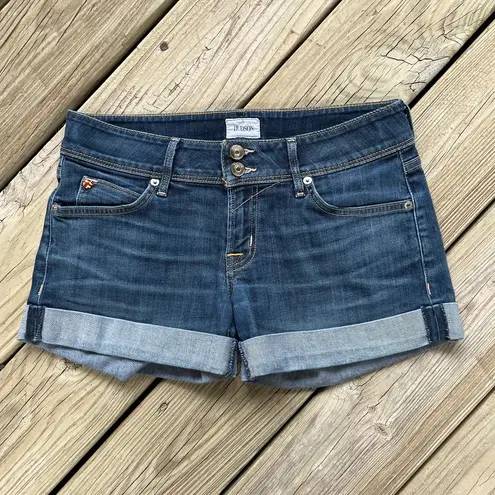 Hudson Women's Croxley Mid-Thigh Short Medium Wash Size 26