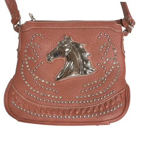 Montana West Country Horse Studs Western Conceal Carry Crossbody Bag One Size