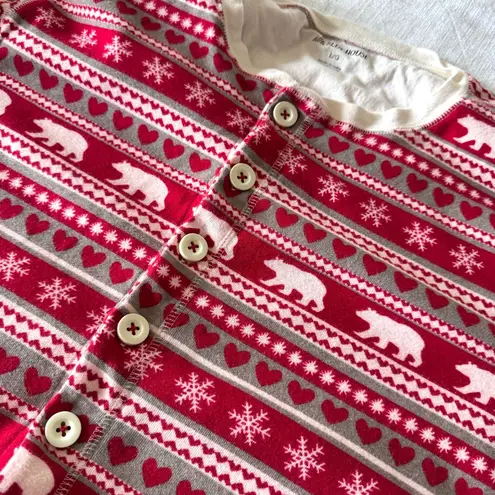 Little Blue House by Hatley Fair Isle Bear Adult Union Suit