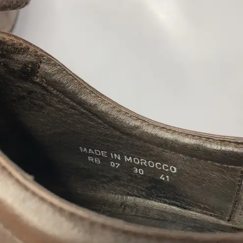 Dansko brown leather lace up shoes size 41