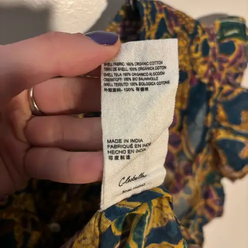 Cleobella Chloe Floral Blouse | S (Fits M) | Boho Western Coastal Organic Cotton