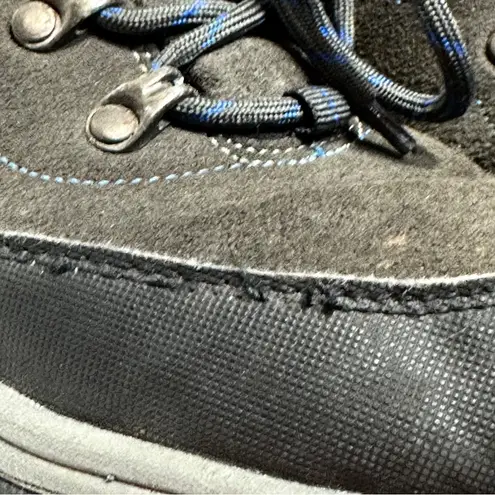 Cabela's Ladies Portia II Hiking Boots 9 9M Lace Up Gray Blue Trim Hikers Trail