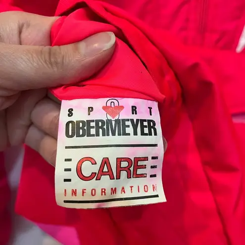 Obermeyer Vintage Hot Pink Sport Ski Jacket SHELL Ladies 8 Snowboarding Snow