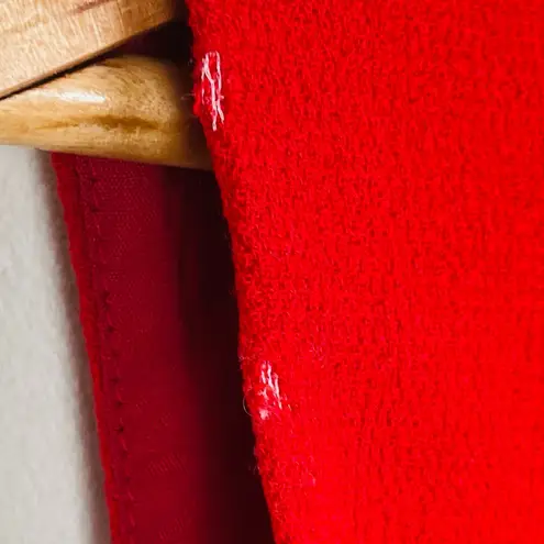 Valerie Stevens Vintage red wool zip front lined vest by Valerie Steven’s buckle back. 8