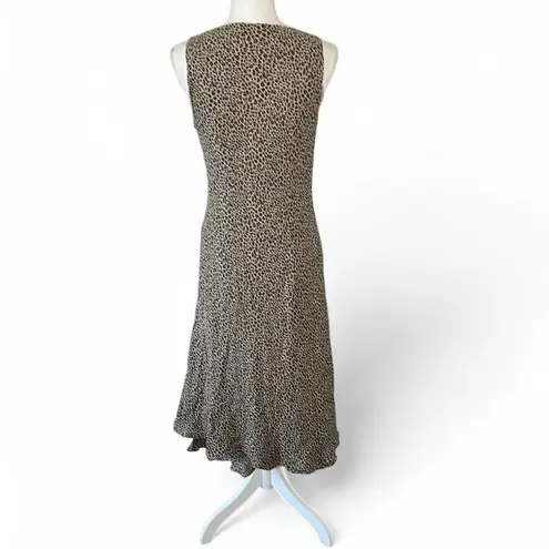 Charter Club Y2K Silk Leopard Print Dress