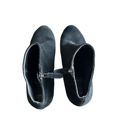 Dolce Vita Susann Suede Wedge Booties in Black Size 9