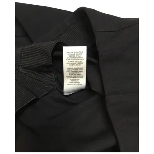 T Tahari New Pull On Pants Slacks Stretchy Ankle Invisible Zipper Black S