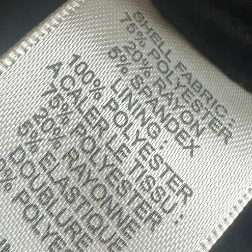 Rebecca Taylor Black Knit Peplum Dress Short Sleeve Sheath Flattering Size 6