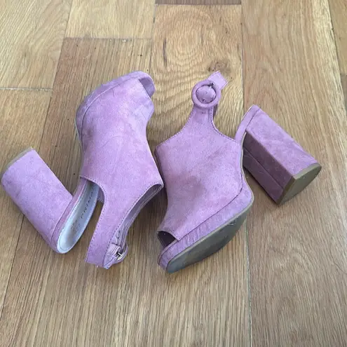 Primark Pink  Chunky Heels