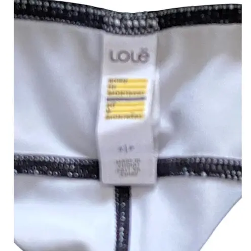 Lole Black & Gray Abstract Activewear Workout Leggings ~ Women's Size SMALL