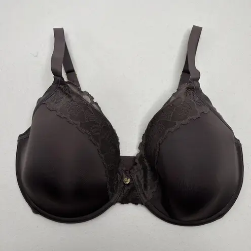 Natori Size 32DDD Bra 7313219 Refined Contour Underwire Gunmetal Cool Touch Gray